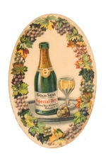 "GOLD SEAL - URBANA WINE CO." MIRROR.