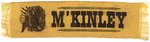 HORIZONTAL MCKINLEY CAMPAIGN RIBBON.