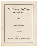 "IS WOMAN SUFFRAGE IMPORTANT?" BOOKLET.