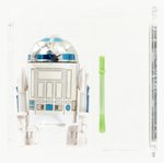 STAR WARS: THE POWER OF THE FORCE (1984) - LOOSE ACTION FIGURE R2-D2 (POP-UP LIGHTSABER) AFA UNCIRCULATED U85 NM+.