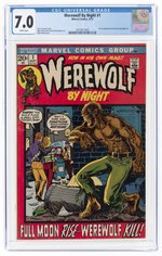 WEREWOLF BY NIGHT #1 SEPTEMBER 1972 CGC 7.0 FINE/VF.