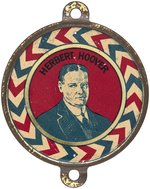 PATRIOTIC HERBERT HOOVER PORTRAIT LICENSE PLATE ATTACHMENT.