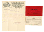 “FIRE ARMS HARRINGTON & RICHARDSON ARMS COMPANY” LETTER/ILLUSTRATED BOOKLET/PRICE LIST.