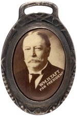 SEPIA "WM. H. TAFT FOR PRESIDENT" PORTRAIT FOB.