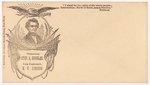 DOUGLAS GRAPHIC 1860 CAMPAIGN LETTER COVER ENVELOPE.