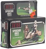 STAR WARS: RETURN OF THE JEDI (1983) - SPEEDER BIKE VEHICLE FACTORY-SEALED IN BOX.