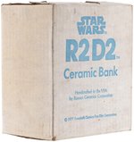 STAR WARS - ROMAN CERAMICS R2-D2 DROID BANK FACTORY-SEALED BOX.