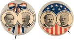 PAIR OF PATRIOTIC BRAYN & STEVENSON 1900 JUGATE BUTTONS.