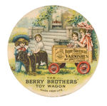 "THE BERRY BROTHERS TOY WAGON" MIRROR.