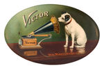 CLASSIC SUPERB COLOR "VICTOR-HIS MASTER'S VOICE" MIRROR.