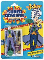 SUPER POWERS COLLECTION (1985) - JOKER SERIES 1/12 BACK CARDED ACTION FIGURE.