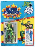 SUPER POWERS COLLECTION (1985) - GREEN ARROW SERIES 2/23 BACK CARDED ACTION FIGURE.