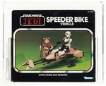 STAR WARS: RETURN OF THE JEDI (1983) - SPEEDER BIKE VEHICLE AFA 80+ NM.