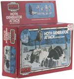 STAR WARS: MICRO COLLECTION (1982) - FACTORY-SEALED HOTH GENERATOR ATTACK ACTION PLAYSET.