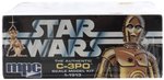 MPC STAR WARS (1977) - AUTHENTIC C-3PO (SEE THREEPIO) FACTORY-SEALED MODEL KIT.