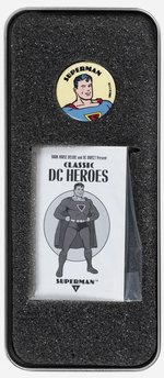 DARK HORSE/DC DIRECT CLASSIC SUPERHEROES STATUE/BUTTON TIN SET SUPERMAN.