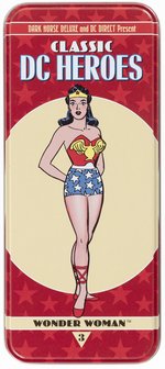 DARK HORSE/DC DIRECT CLASSIC SUPERHEROES STATUE/BUTTON TIN SET WONDER WOMAN.