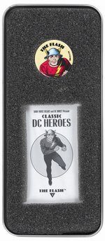 DARK HORSE/DC DIRECT CLASSIC SUPERHEROES STATUE/BUTTON TIN SET THE FLASH.