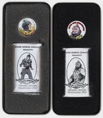 DARK HORSE COMICS PRESENTS STATUE/BUTTON TIN SET BUCK ROGERS & MING THE MERCILESS.