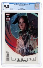 STAR WARS: ROGUE ONE ADAPTATION #1 JUNE 2017 CGC 9.8 NM/MINT.