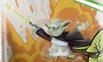 STAR WARS: CLONE WARS ANIMATED (2004) - YODA AFA 80 NM.