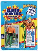 SUPER POWERS COLLECTION (1985) - AQUAMAN SERIES 2/23 BACK CARDED ACTION FIGURE.