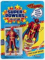 SUPER POWERS COLLECTION (1985) - RED TORNADO SERIES 2/23 BACK CARDED ACTION FIGURE.