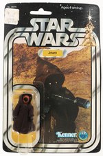 STAR WARS (1978) - JAWA 12 BACK-C CARDED ACTION FIGURE (SQUARE BUBBLE/INNER TRAY).