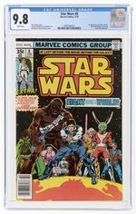 STAR WARS #8 FEBRUARY 1978 CGC 9.8 NM/MINT (NEWSSTAND EDITION - FIRST JAXXON).