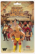 HULK HOGAN'S ROCK 'N' WRESTLING (1985) - HULK HOGAN CARDED FIGURAL ERASER.