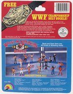 LJN WRESTLING SUPERSTARS BENDIES (1985) - HILLBILLY JIM CARDED FIGURE.