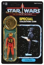 STAR WARS: THE POWER OF THE FORCE (1985) - B-WING PILOT 92 BACK CARDED ACTION FIGURE.