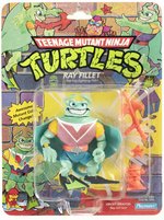 TEENAGE MUTANT NINJA TURTLES (1990) - RAY FILLET SERIES 3/39 BACK CARDED ACTION FIGURE.