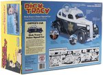 DICK TRACY POLICE SQUAD CAR FACTORY SEALED IN BOX & CARDED FIGURE BY PLAYMATES.