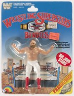 LJN WRESTLING SUPERSTARS BENDIES (1985) - BIG JOHN STUDD CARDED FIGURE.