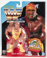 HASBRO WWF (1991) - HULK HOGAN SERIES 3 CARDED ACTION FIGURE.