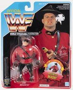 HASBRO WWF (1992) - THE MOUNTIE SERIES 5 CARDED ACTION FIGURE.