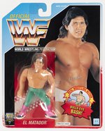 HASBRO WWF (1992) - EL MATADOR (TITO SANTANA) SERIES 6 CARDED ACTION FIGURE.