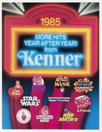 KENNER 1985 RETAILER'S CATALOG FEATURING STAR WARS, SUPER POWERS, M.A.S.K. & MORE.