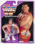 HASBRO WWF (1993) - SCOTT STEINER SERIES 9 CARDED ACTION FIGURE.