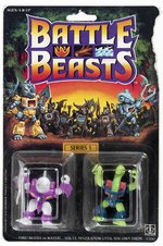 BATTLE BEASTS SERIES 1 CARDED FIGURES.