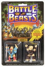 BATTLE BEASTS SERIES 2 CARDED FIGURES.