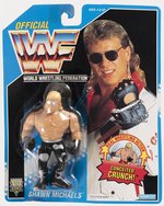 HASBRO WWF (1994) - SHAWN MICHAELS (BLACK PANTS) SERIES 10 CARDED ACTION FIGURE.