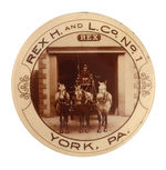 EARLY YORK, PA HORSE-DRAWN APPARATUS FROM HAKE COLLECTION & CPB.