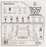 HASBRO WWF MINI WRESTLERS (1991) - THE NATURAL DISASTERS & LEGION OF DOOM CARDED FIGURE SET.