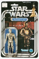 STAR WARS (1978) - SEE-THREEPIO (C-3PO) 12 BACK-C CARDED ACTION FIGURE (COLOR TOUCH).