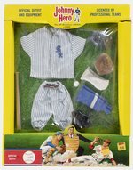 JOHNNY HERO FIGURE UNUSED IN BOX W/BOXED WHITE SOX OUTFIT.