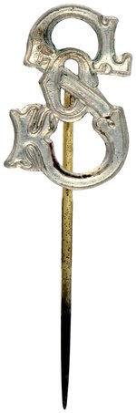 EARLY 1900s CHICAGO WHITE SOX METAL STICKPIN.