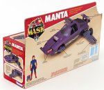 M.A.S.K. (1987) - MANTA RACING SERIES FACTORY-SEALED VEHICLE & ACTION FIGURE.