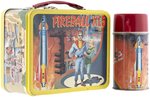 FIREBALL XL5 METAL LUNCH BOX & THERMOS.